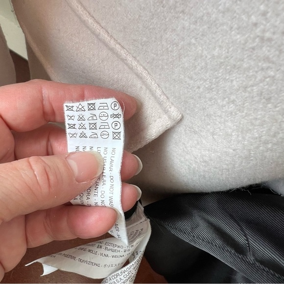 Zara Trafaluc Cream Lara Wool Jace, Size Medium. #43 - Picture 8 of 9